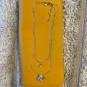 Layered Adustable Bee Necklace